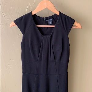 Banana Republic black sheath dress